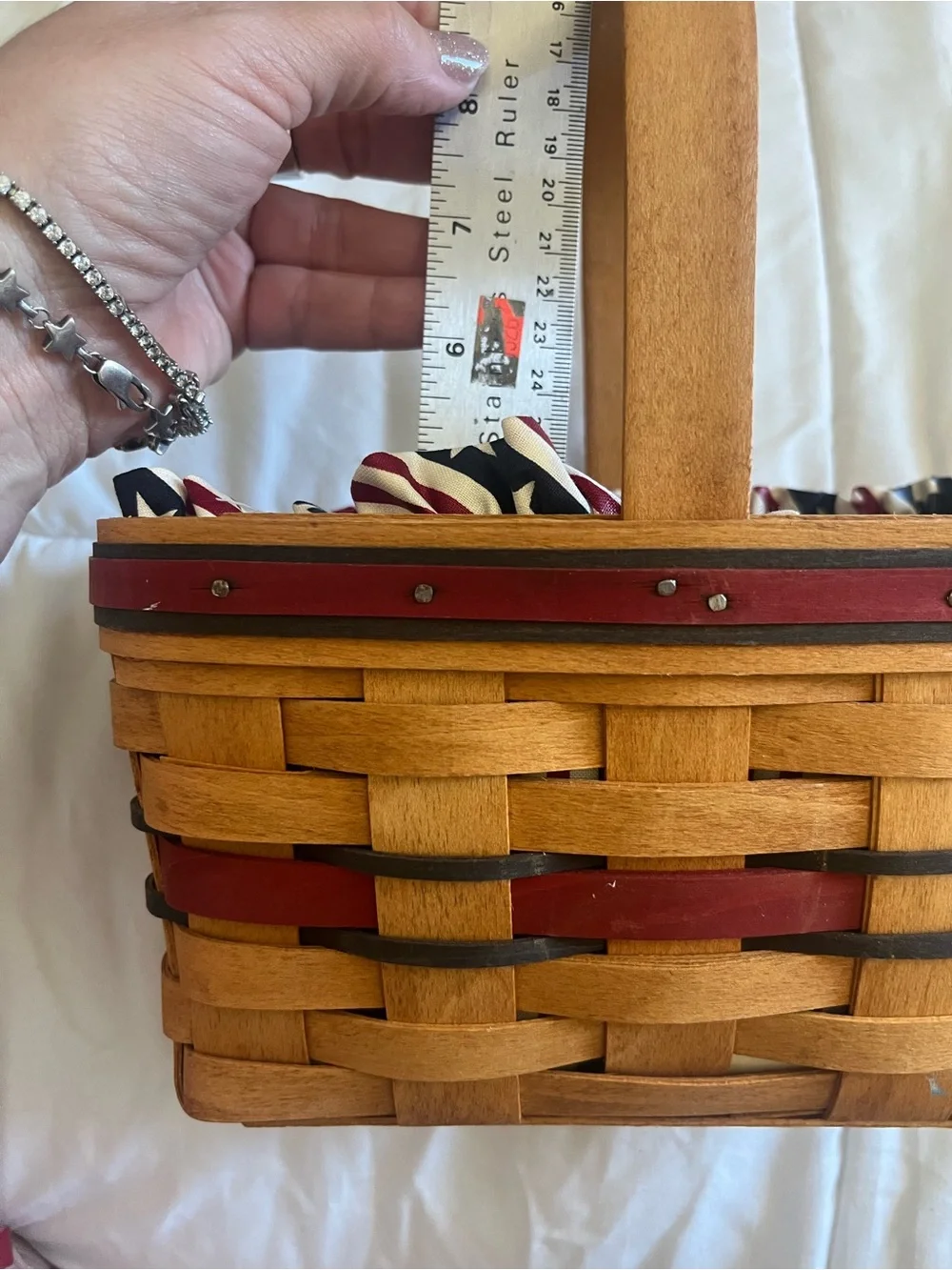 Longaberger All Americana Candle Basket